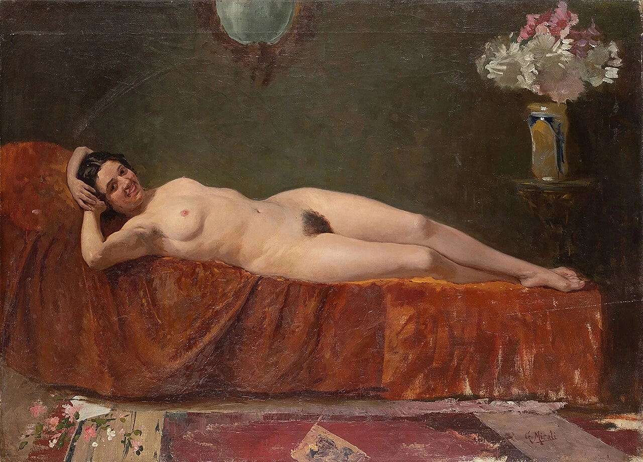 Donna nuda distesa